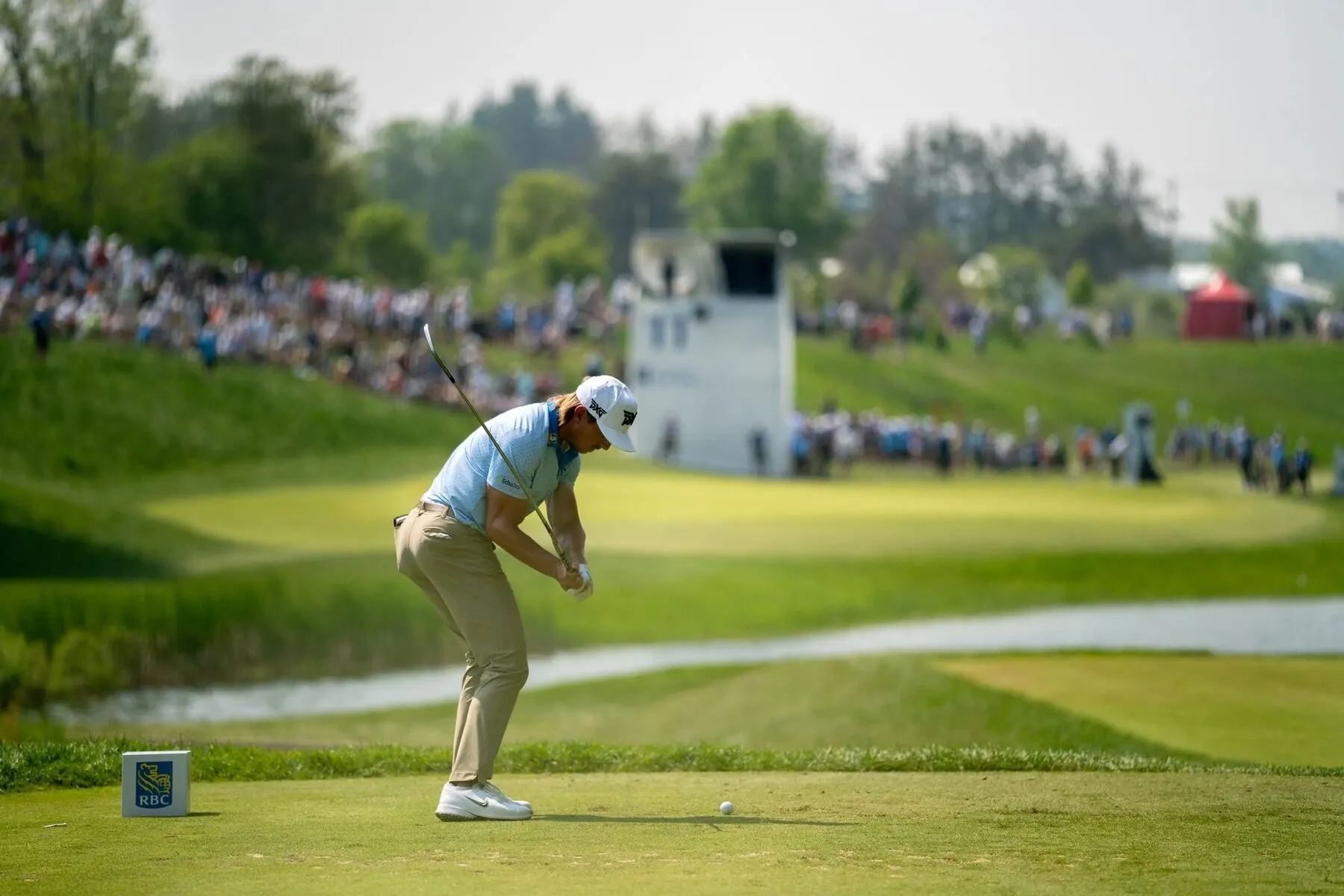 Golfer on the fairway at the RBC Canadian Open
