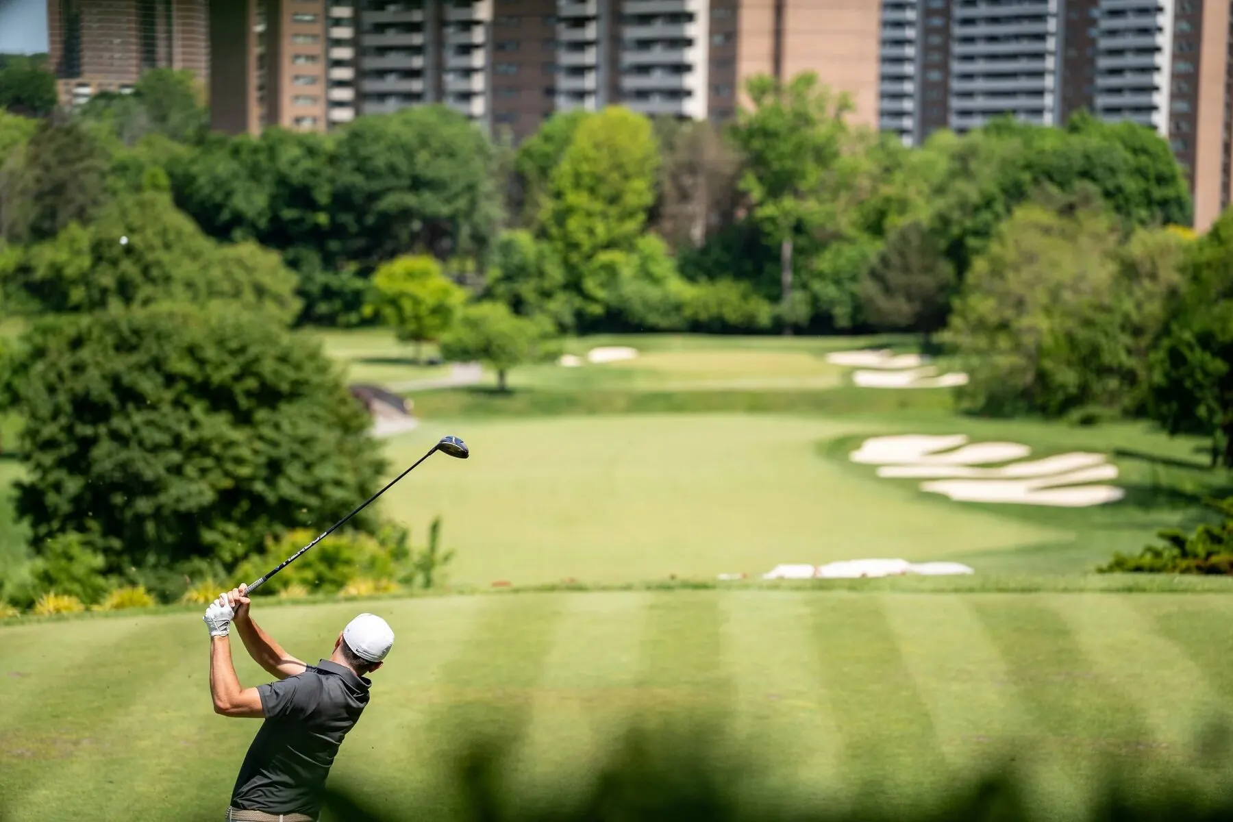 Course view at the US Open Qualifier